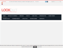 Tablet Screenshot of lookoutmagazine.es